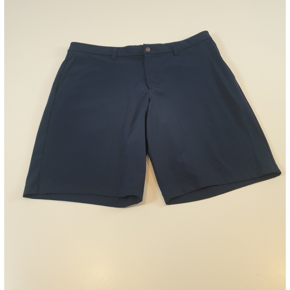 Lululemon Shorts Mens 38 Navy Blue Commission Classic Golf Chino Lightweight